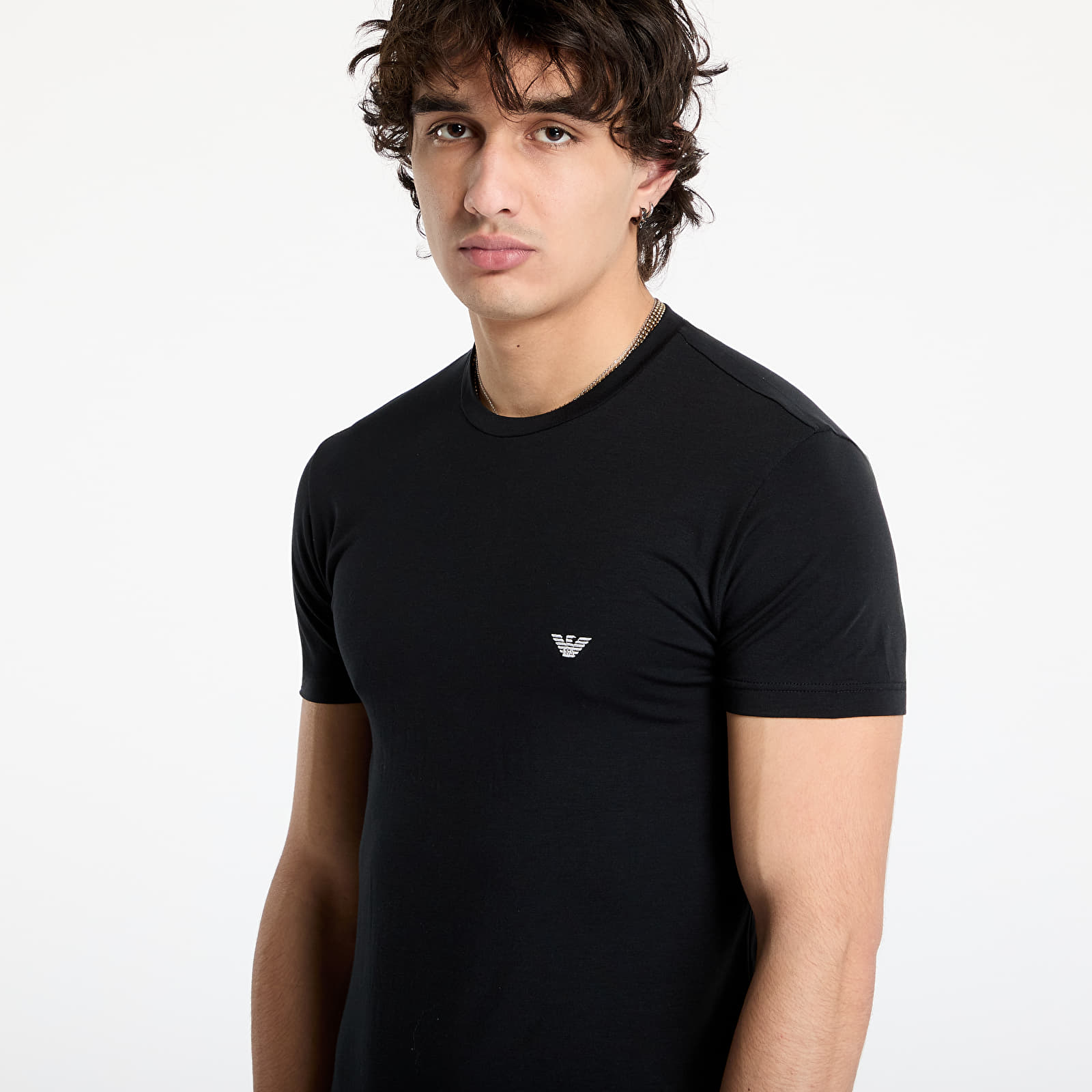 Koszulki EA7 Emporio Armani Men's Knit Crew Neck Black