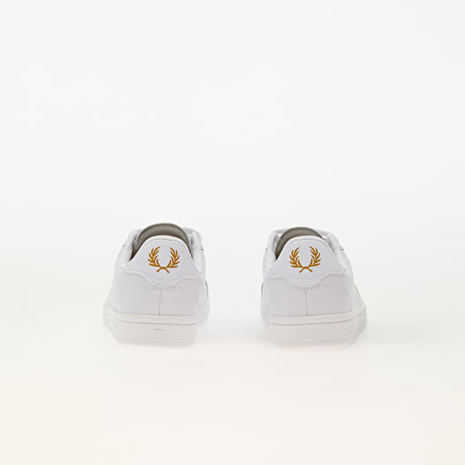 Fred Perry■B721 Textured Leather ■送料込 Fred Perry B721 LEATHER Biały - Bezpłatna dostawa | Spartoo