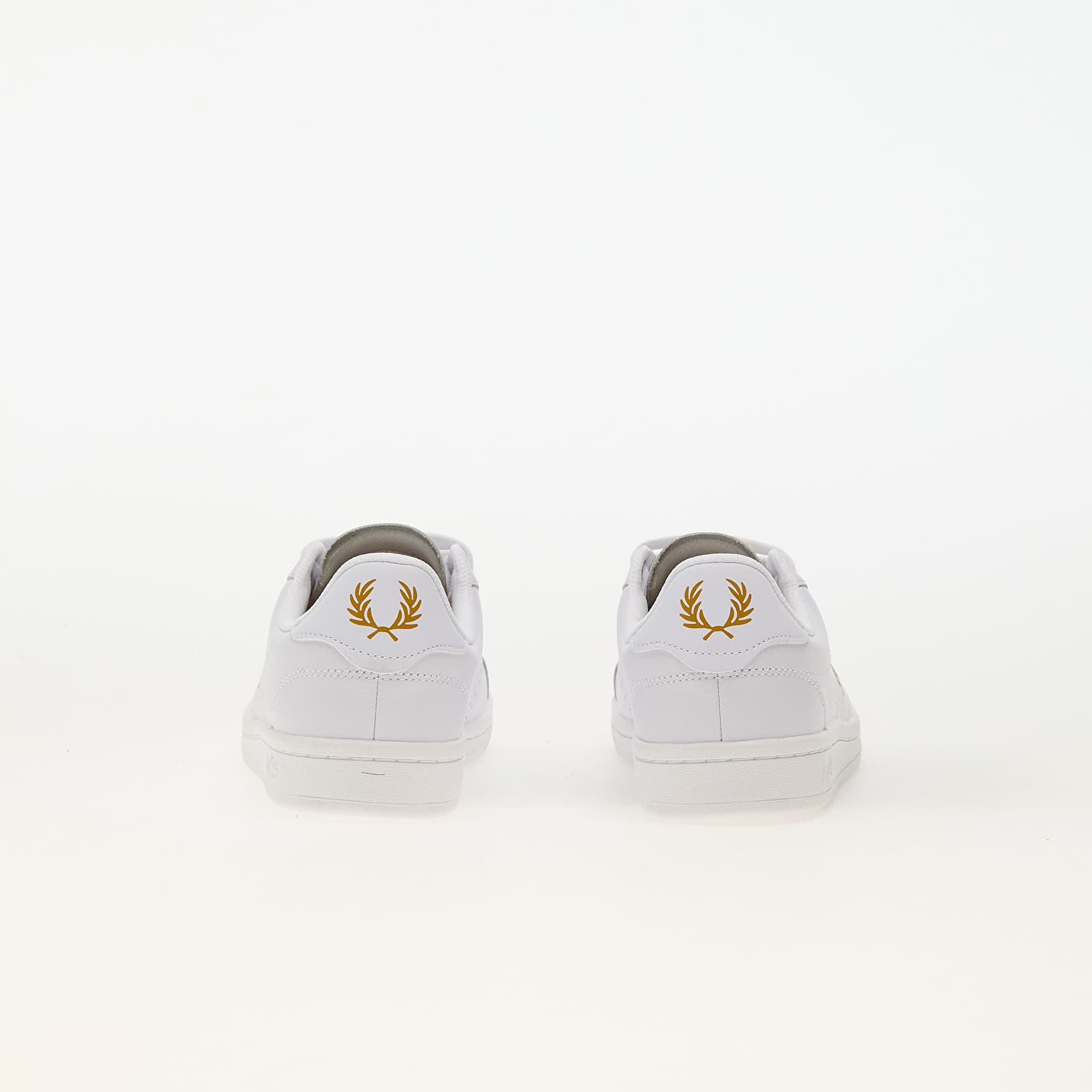 Zapatillas Hombre FRED PERRY B721 Leather White/ Gold