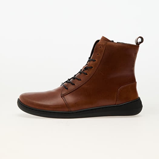 Skinners Boots Astra Leather Cognac Black