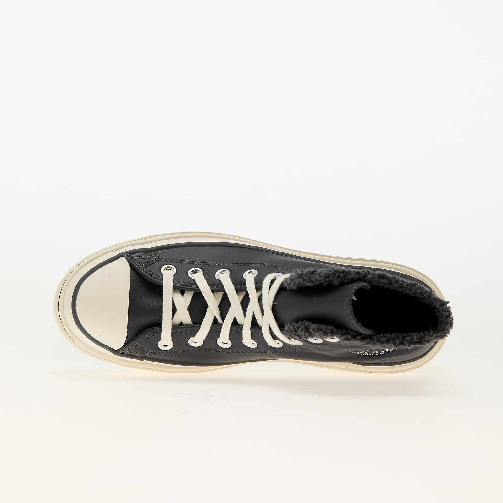 Women's sneakers and shoes Converse Chuck Taylor All Star Lugged Heel Sherpa Vamp Pyre/ Egret/ Egret