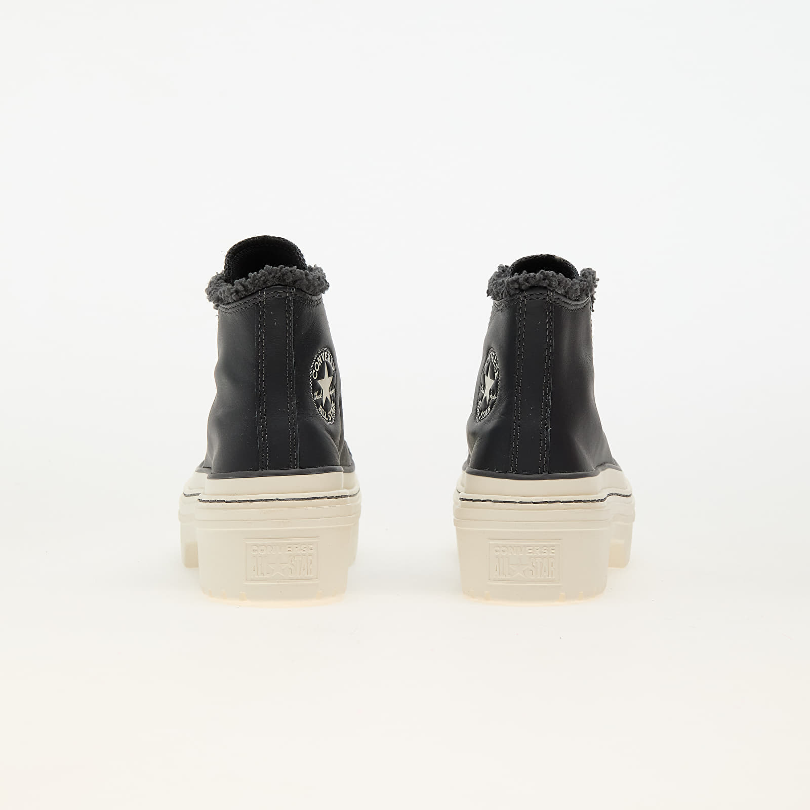 Women's sneakers and shoes Converse Chuck Taylor All Star Lugged Heel Sherpa Vamp Pyre/ Egret/ Egret