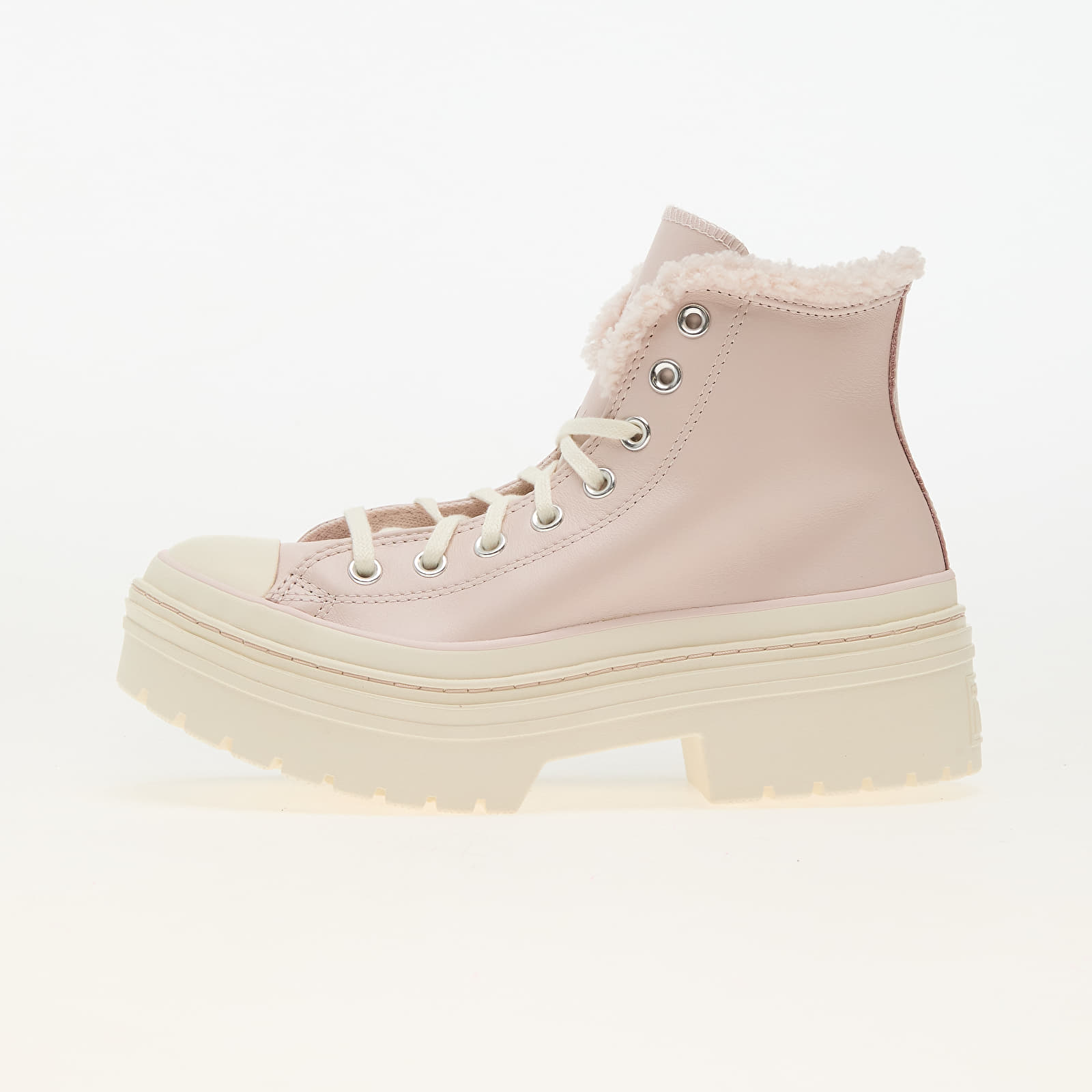 Ženske tenisice i cipele Converse Chuck Taylor All Star Lugged Heel Sherpa Blush Hush/ Egret/ Egret