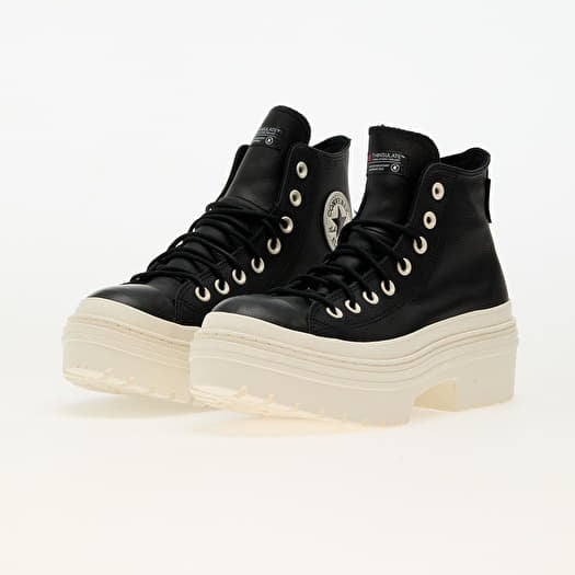 All black converse with white sole online