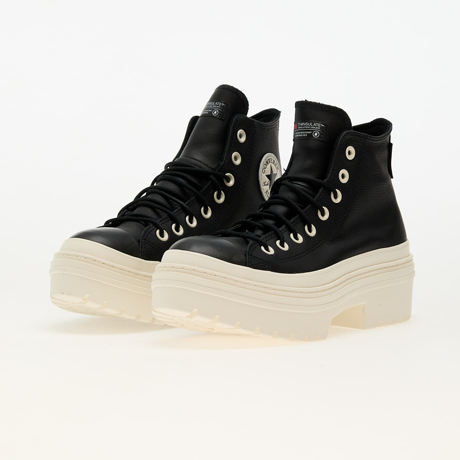 Sneakers och skor för kvinnor Converse Chuck Taylor All Star Lugged Heel Platform Waterproof Black/ Black/ Egret