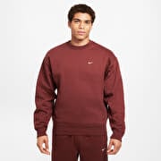 Nike Solo Swoosh Men's Fleece Crew Dark Pony/ White