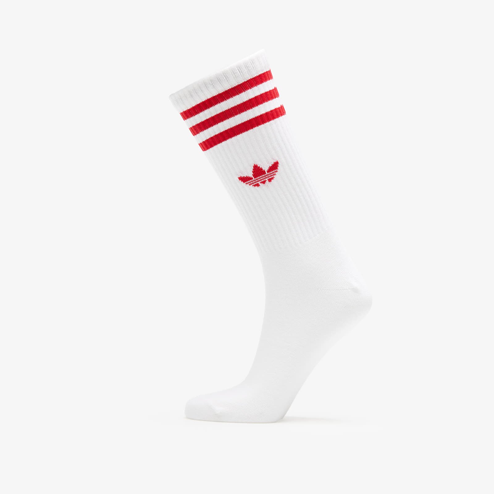 Șosete pentru bărbați adidas High Crew Sock 3-Pack White/ Better Scarlet/ Blue/ Green