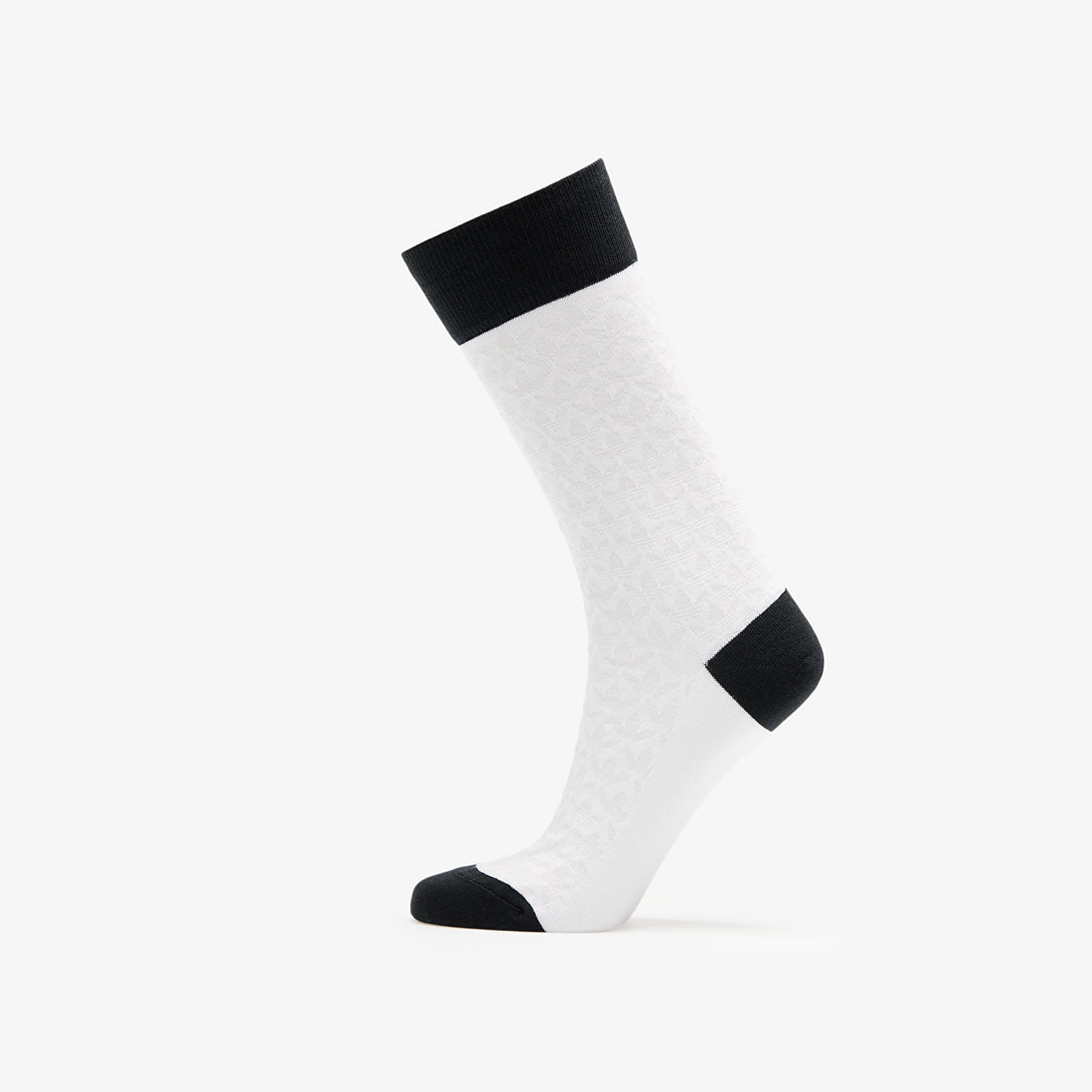 adidas Monogram Crew Socks 2-Pack Black/ White M