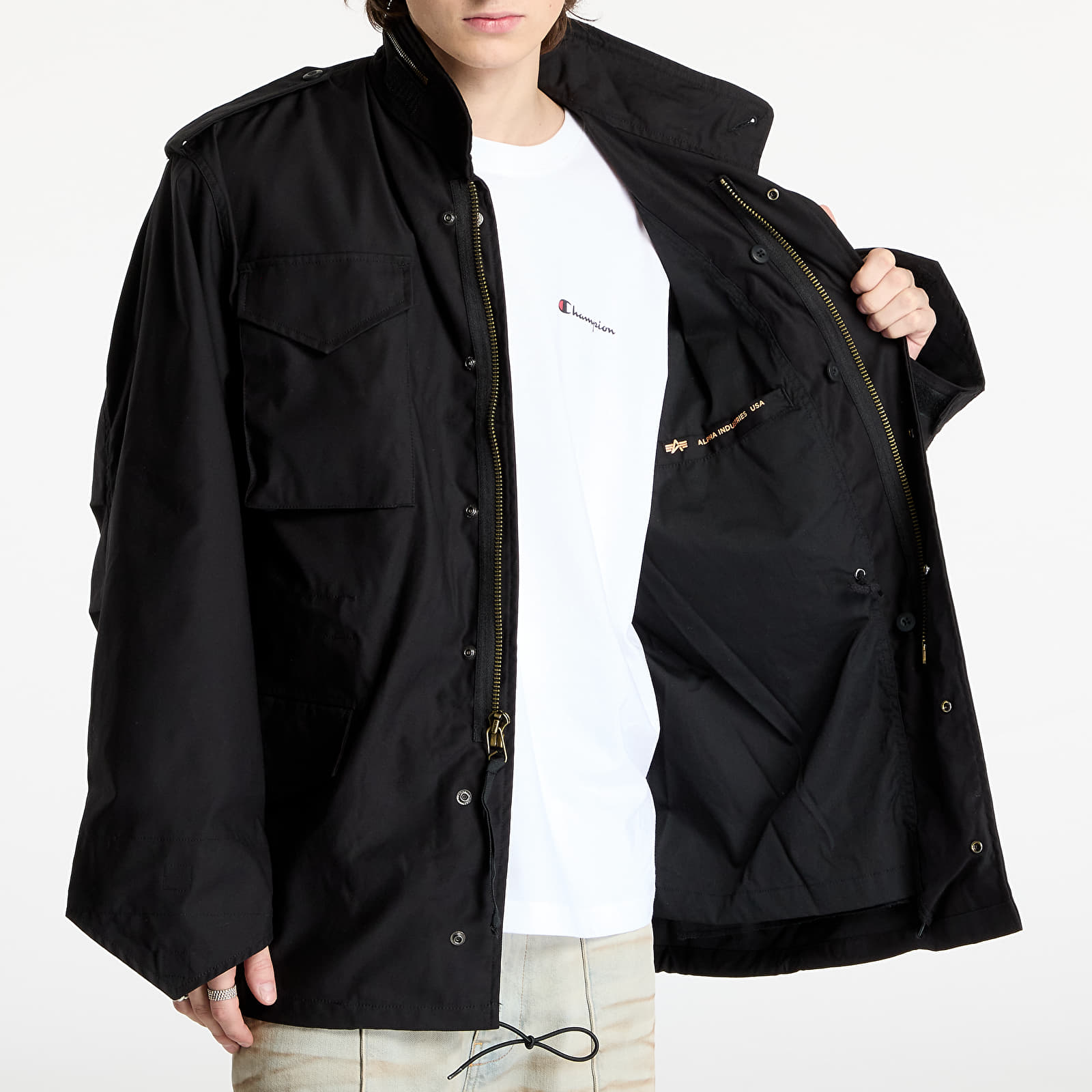 Moške jakne Alpha Industries M-65 Heritage Black