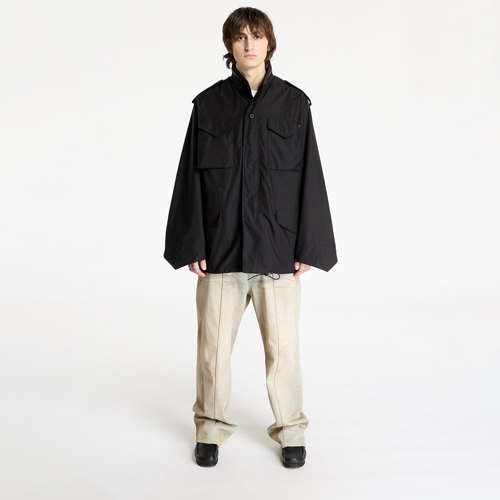 Moške jakne Alpha Industries M-65 Heritage Black