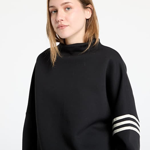 Oversized mock neck sweatshirt hot sale