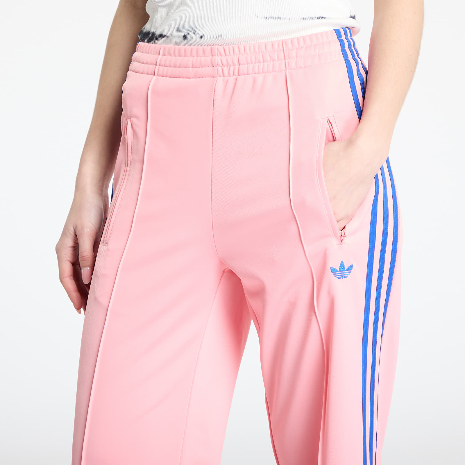 Women's Sweatpants adidas Firebird Adicolor Loose Tracksuit Pants Semi Pink Spark/ Blue
