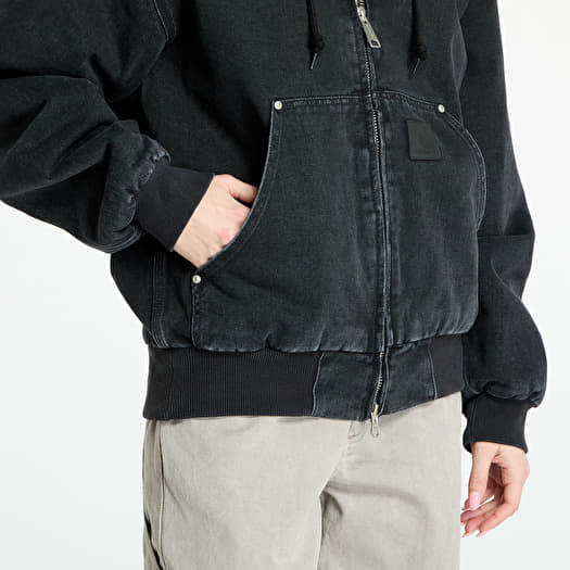 Carhartt WIP OG Active Rivet Jacket UNISEX Black Stone Washed | Queens