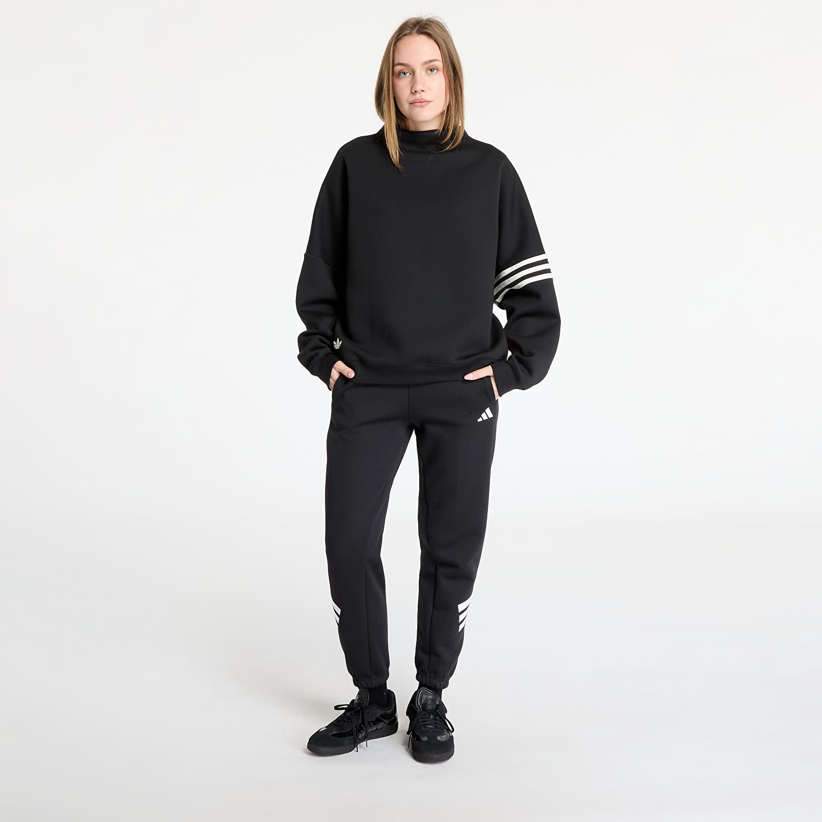 Jogginghosen adidas Future Icons Three Stripes Regular Pant Black