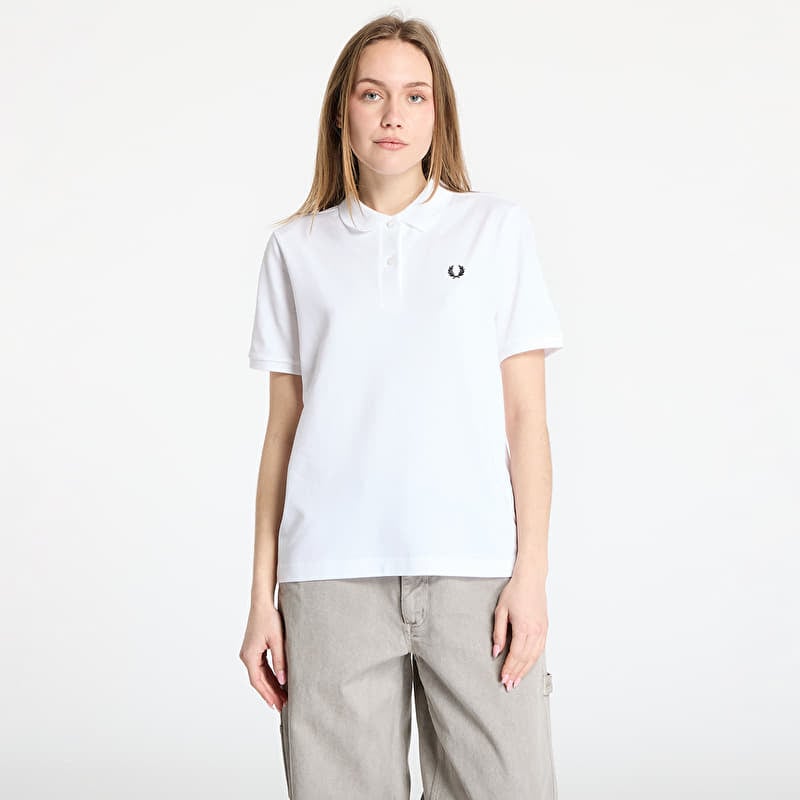 Tričko FRED PERRY Shirt White