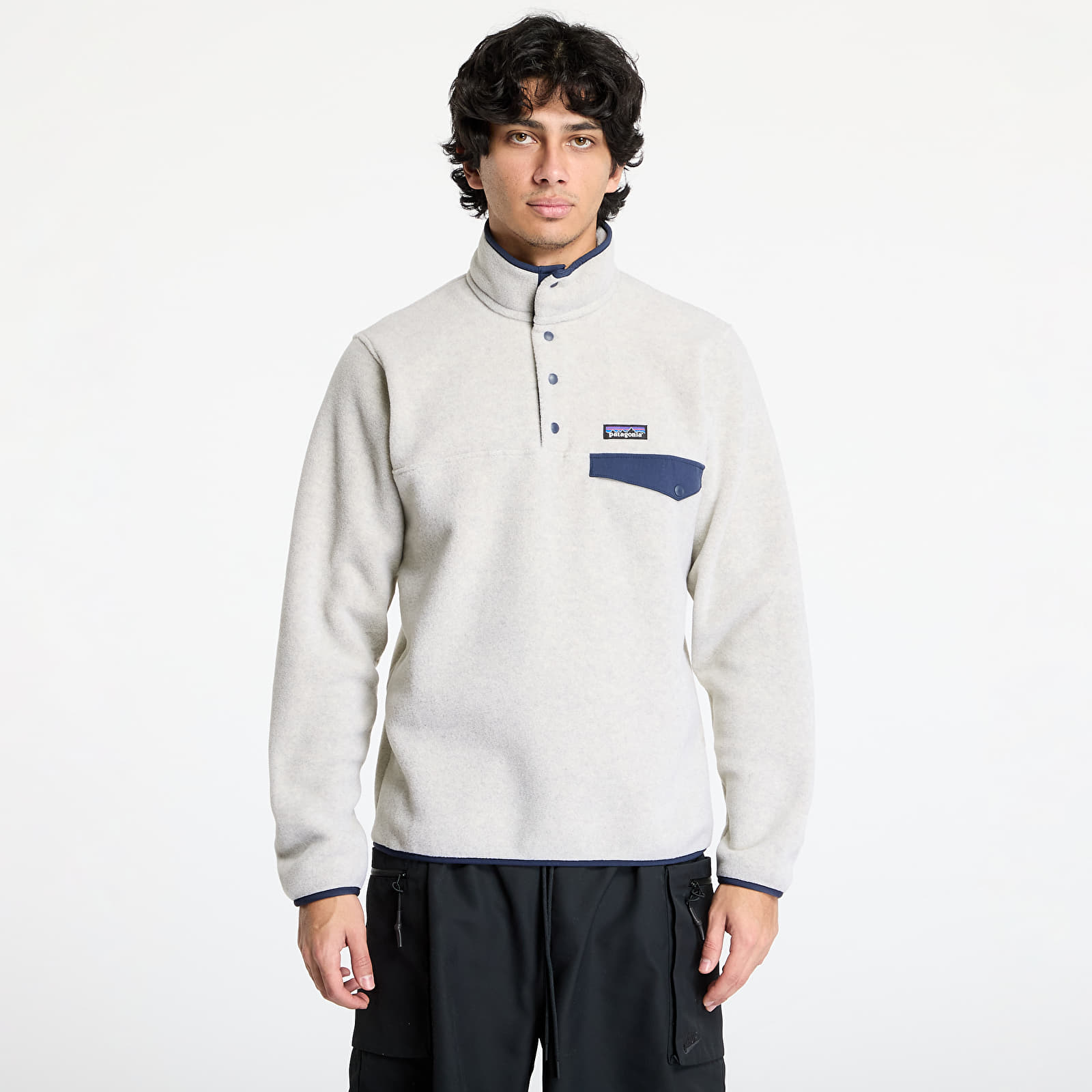 Bluzy Patagonia M's LW Synch Snap-T P/O Oatmeal Heather