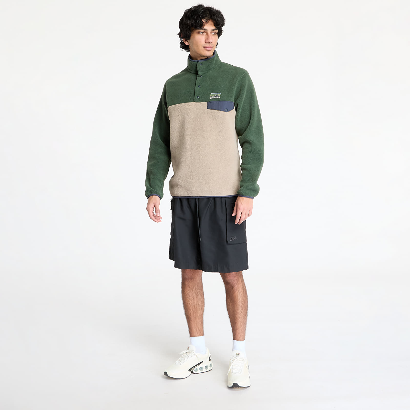 Hoodies och sweatshirts Patagonia M's LW Synch Snap-T P/O Seabird Grey