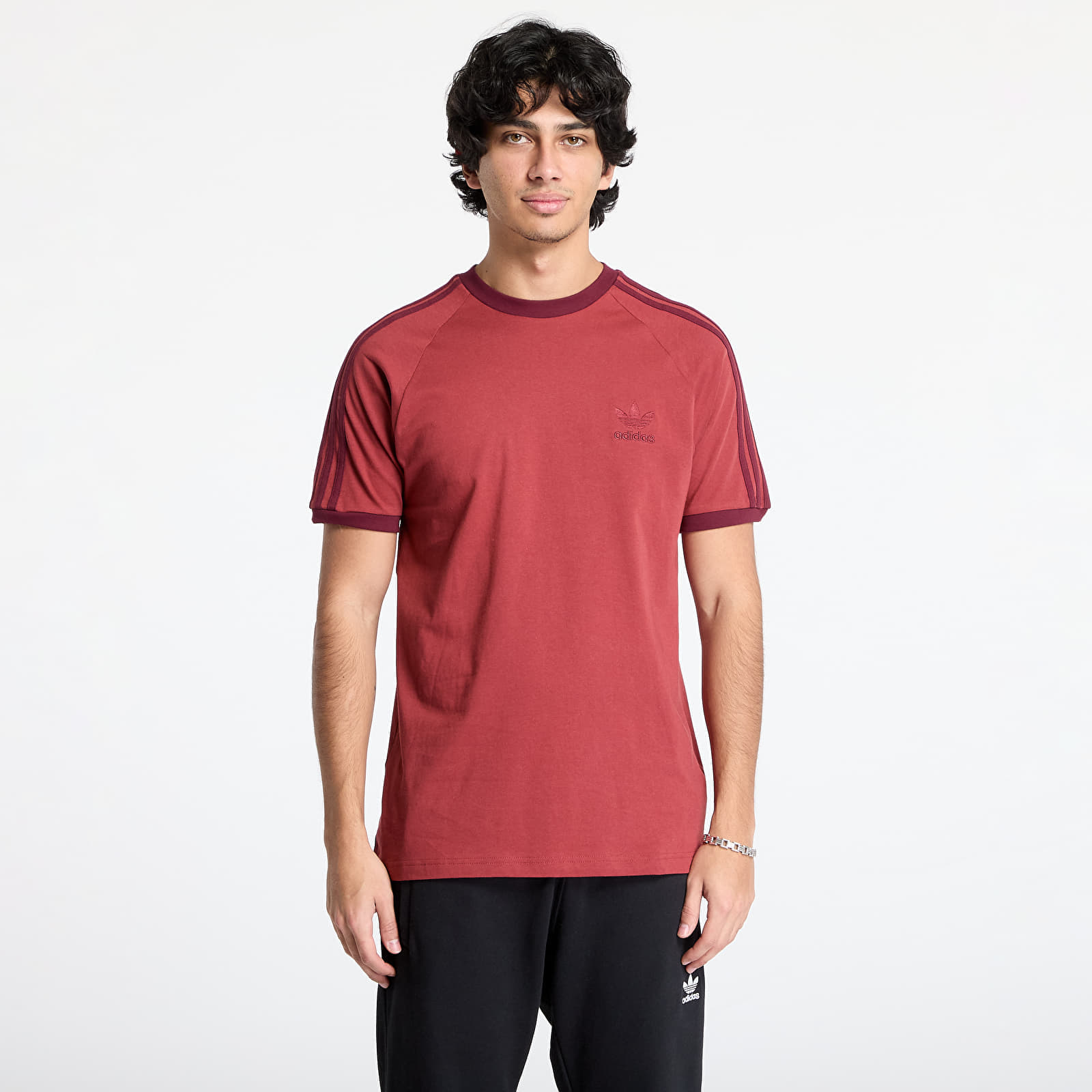 T-shirt adidas Adicolor Classics 3-Stripes T-Shirt Preloved Ruby S