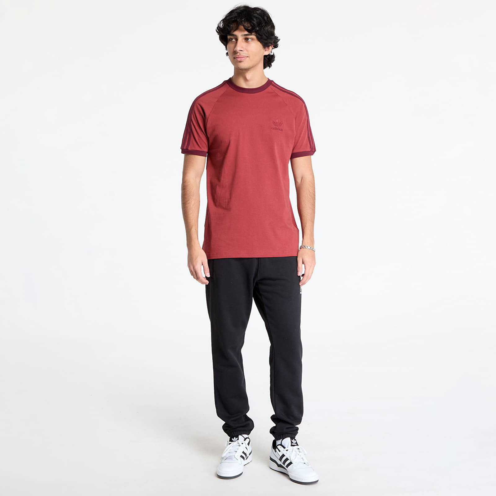 T-Shirts adidas Adicolor Classics 3-Stripes T-Shirt Preloved Ruby
