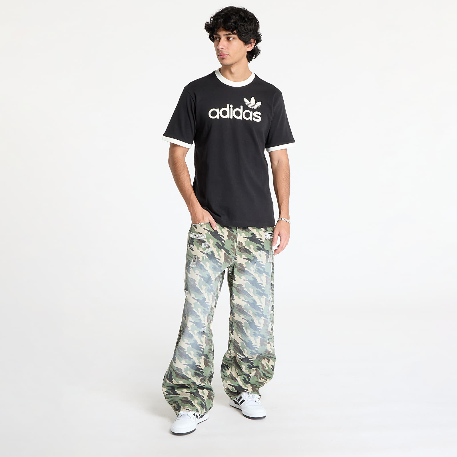 Heren T-shirts adidas Simple Tee Black