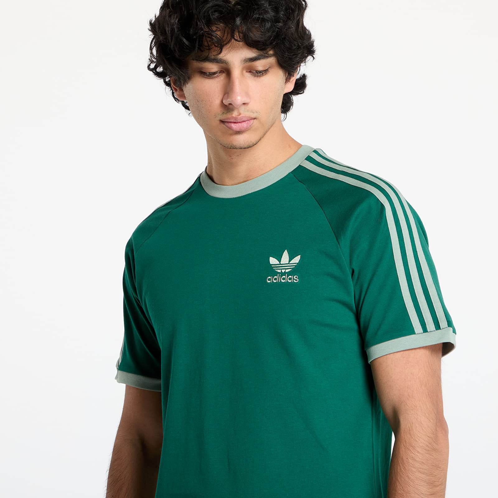 Men's T-shirts adidas Adicolor Classics 3-Stripes T-Shirt Collegiate Green