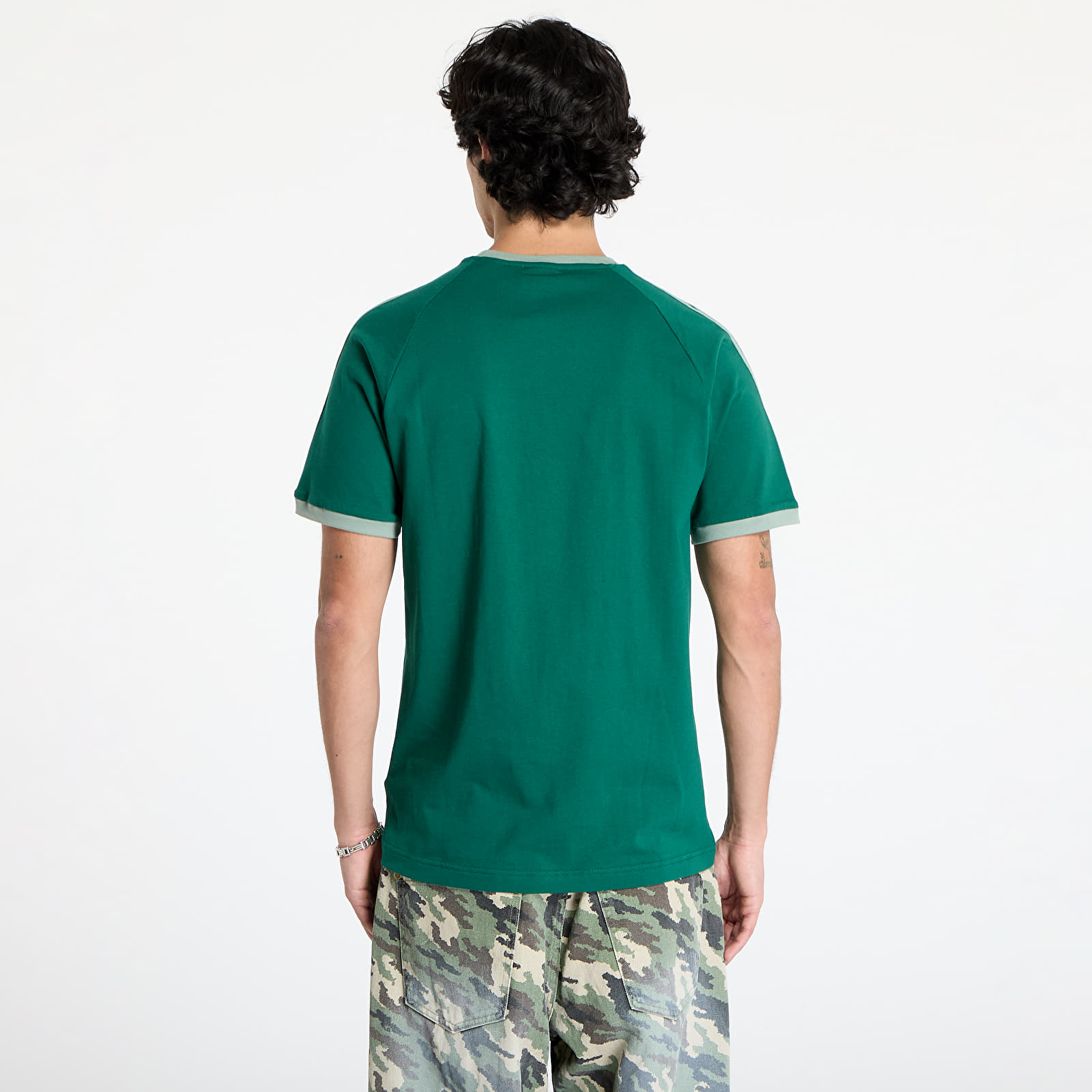 Men's T-shirts adidas Adicolor Classics 3-Stripes T-Shirt Collegiate Green