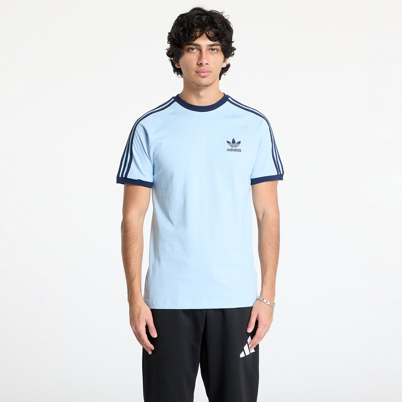 T-shirt adidas Adicolor Classics 3-Stripes T-Shirt Clear Sky S