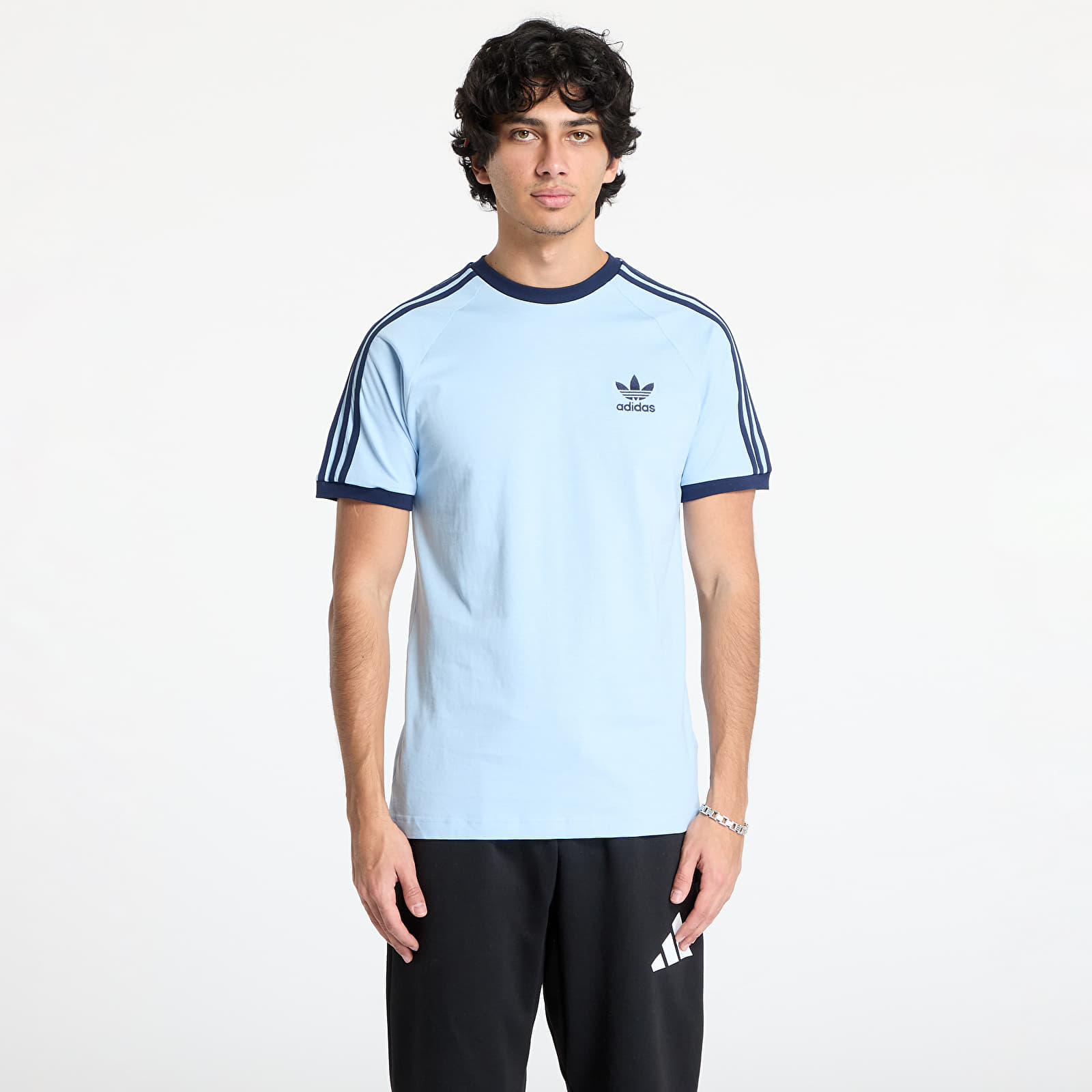 Pánská trička adidas Adicolor Classics 3-Stripes T-Shirt Clear Sky