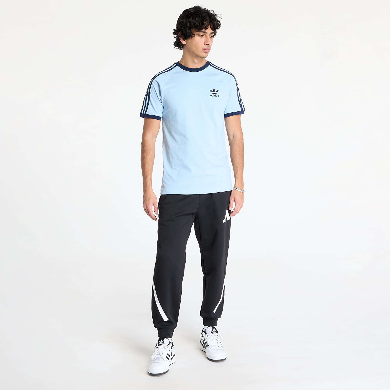 Pánská trička adidas Adicolor Classics 3-Stripes T-Shirt Clear Sky