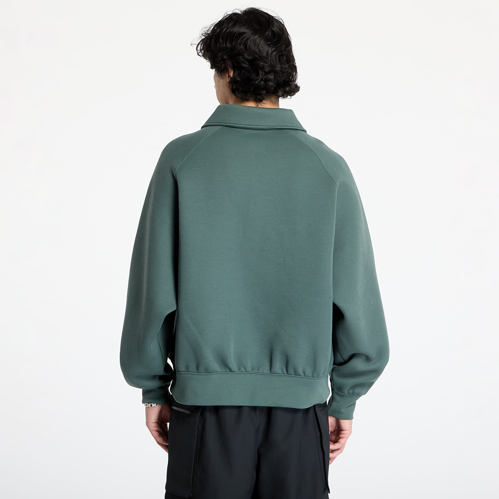 Pánské mikiny Nike Sportswear Tech Fleece Men's Half-Zip Top Vintage Green/ Vintage Green