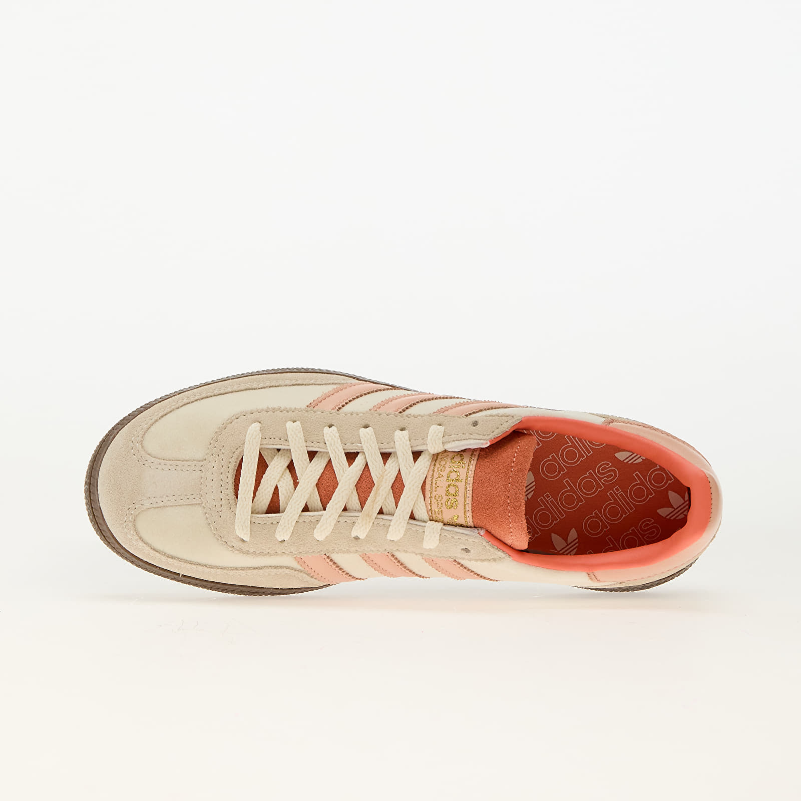 Women's sneakers and shoes adidas Handball Spezial W Cream White/ Powder Coral/ Semi Coral