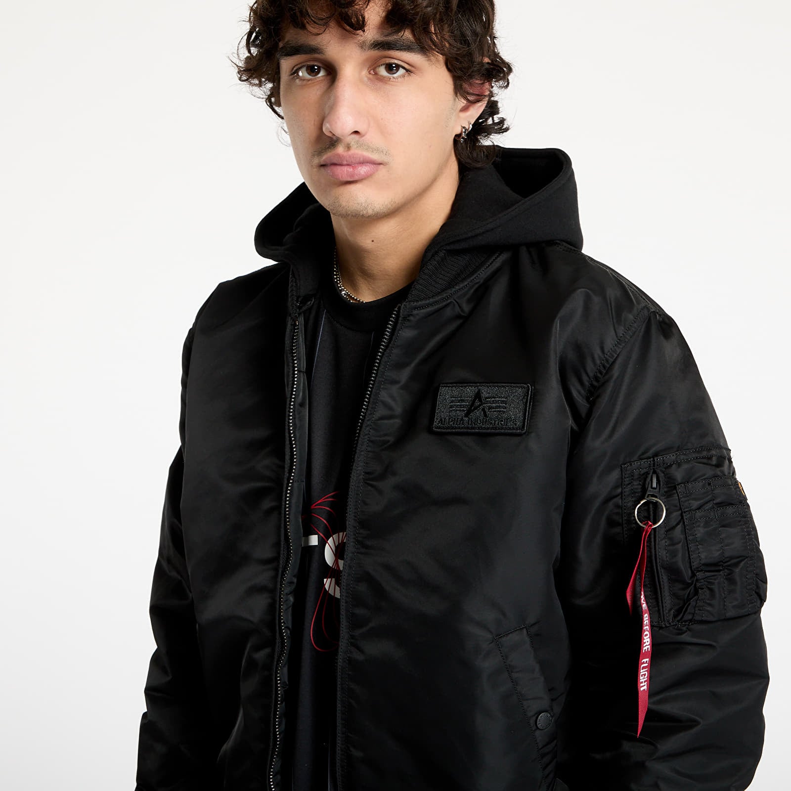 Jassen Alpha Industries MA - 1 ZH Back Print Black
