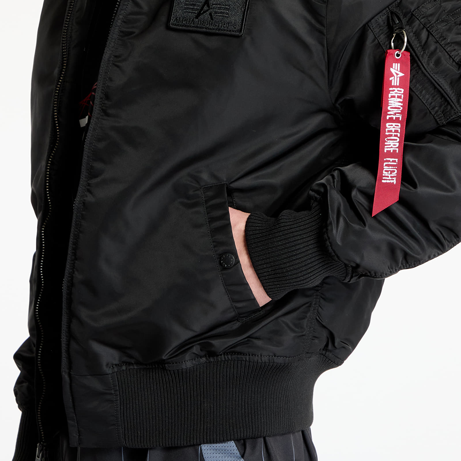 Jassen Alpha Industries MA - 1 ZH Back Print Black