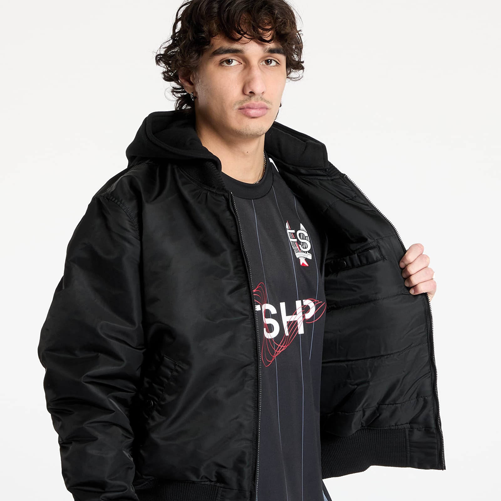 Jassen Alpha Industries MA - 1 ZH Back Print Black
