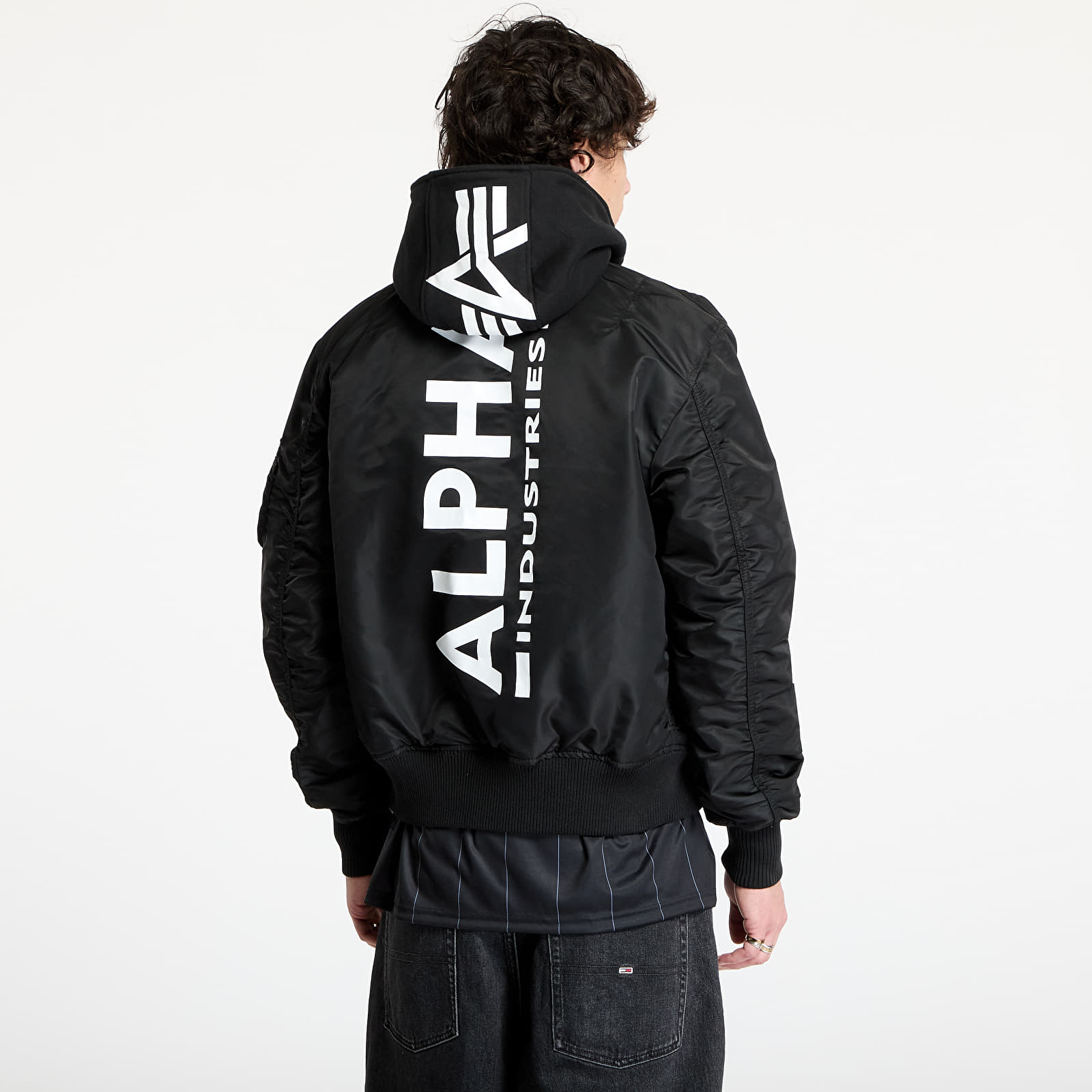 Jassen Alpha Industries MA - 1 ZH Back Print Black