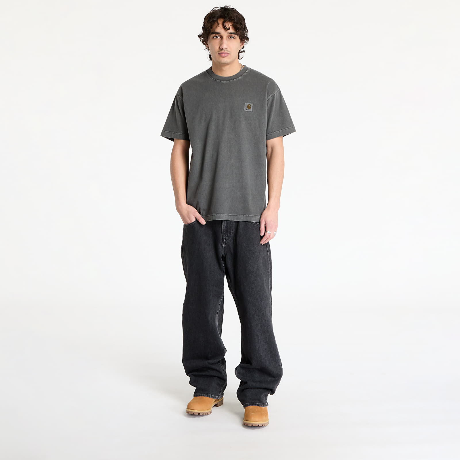 T-särgid Carhartt WIP S/S Vista T-Shirt UNISEX Graphite Garment Dyed