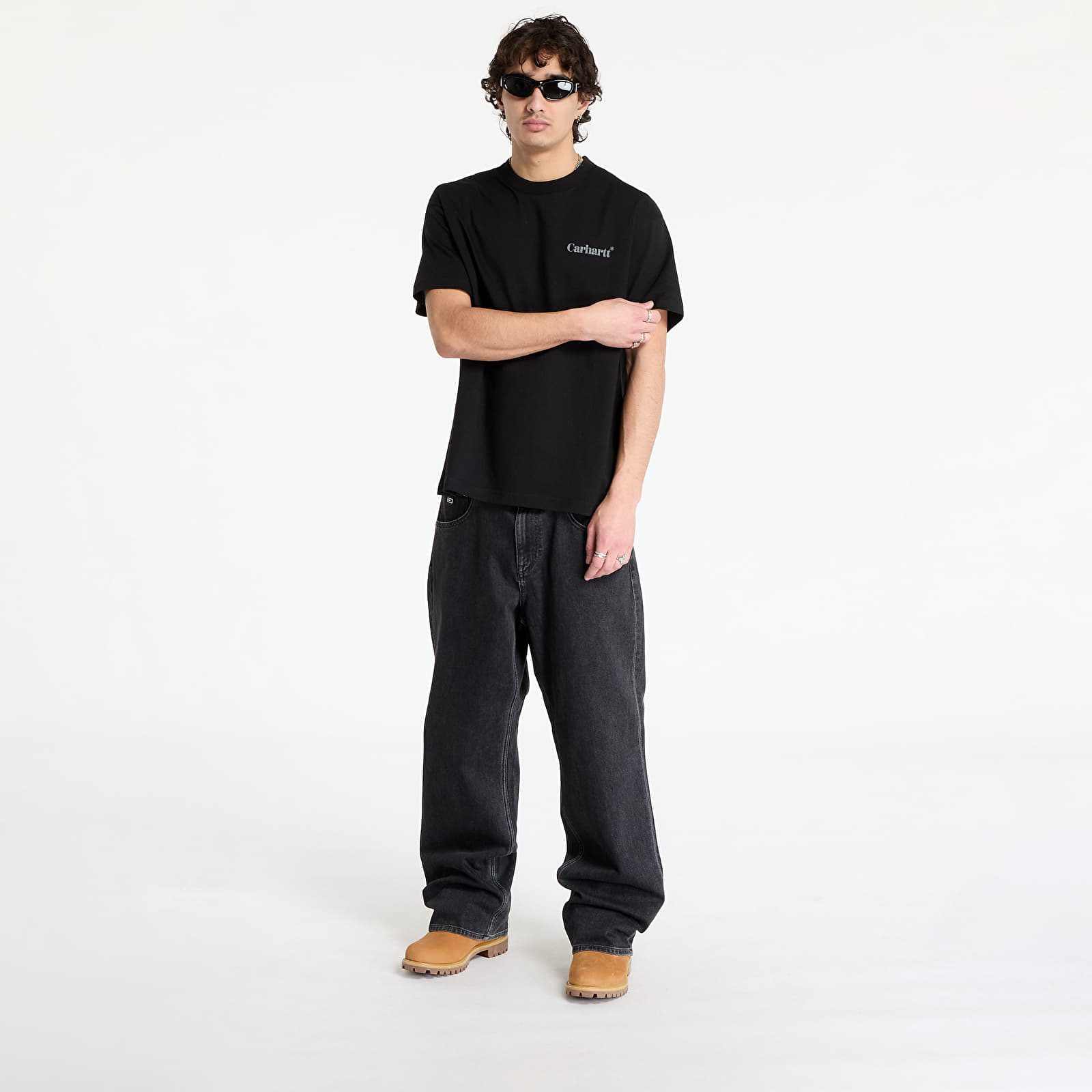 Majice Carhartt WIP S/S Fold Duck T-Shirt UNISEX Black