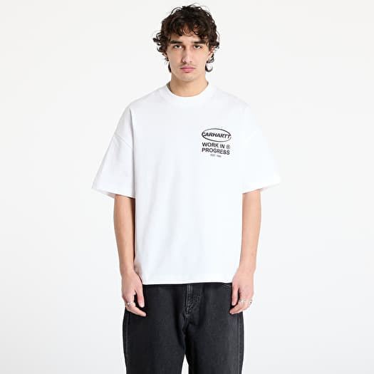 Тениска Carhartt WIP S/S Body Of Work T-Shirt UNISEX White/ Black