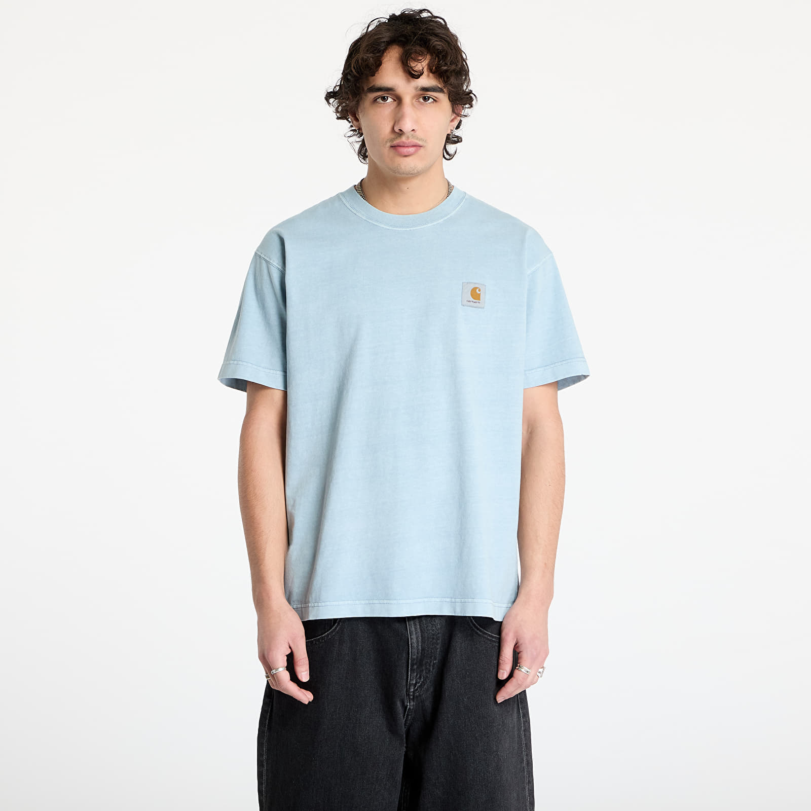 T-shirts Carhartt WIP S/S Vista T-Shirt UNISEX Dusty Ice Garment Dyed