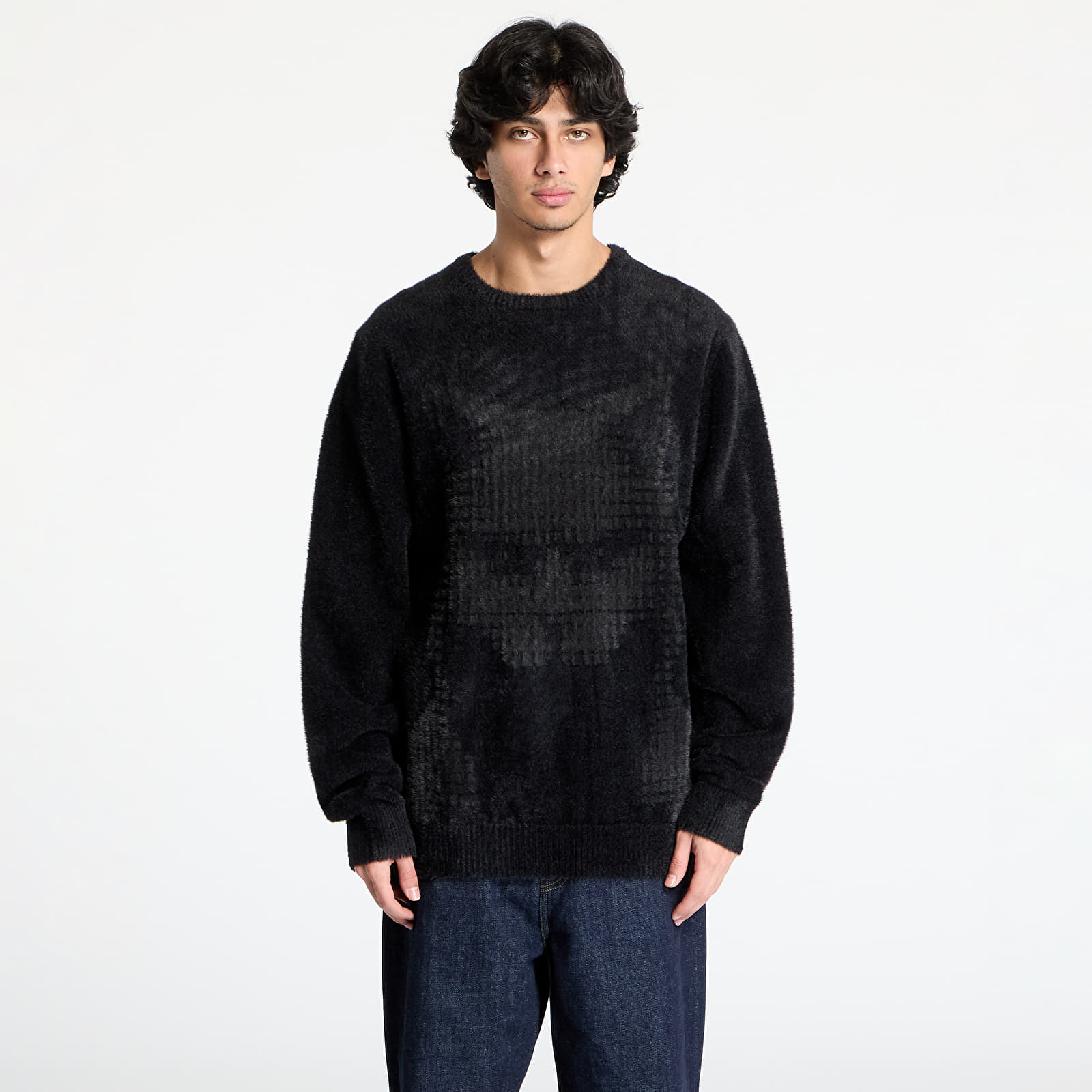 Pánské svetry RIPNDIP Internal Mohair Sweater Black