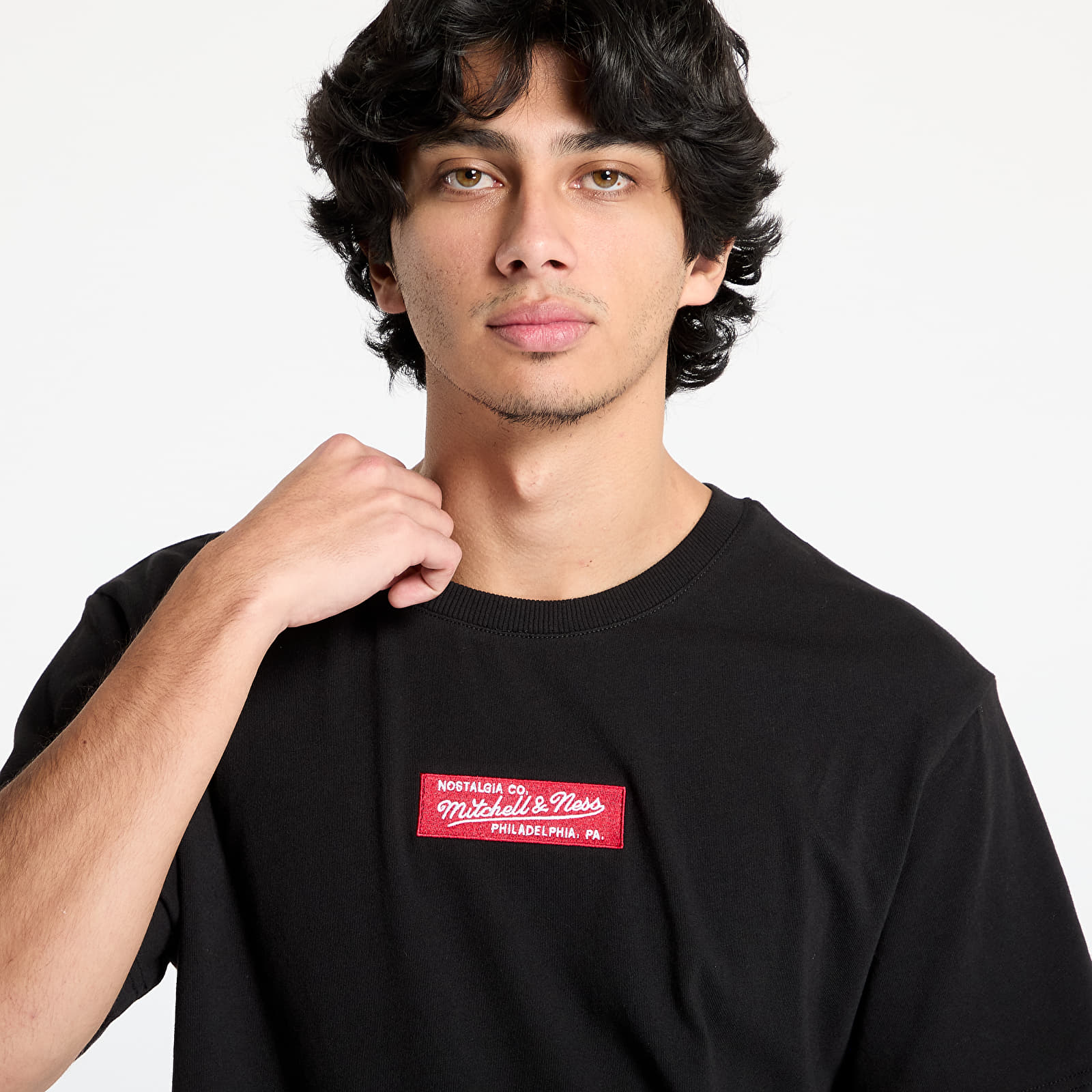 T-shirts Mitchell & Ness Branded M&N Box Logo Tee Black