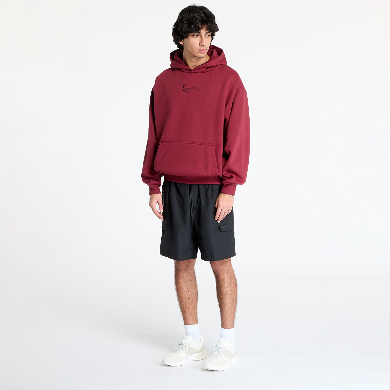Sweatshirts Karl Kani Small Signature Essential OS Hoodie Dark Red