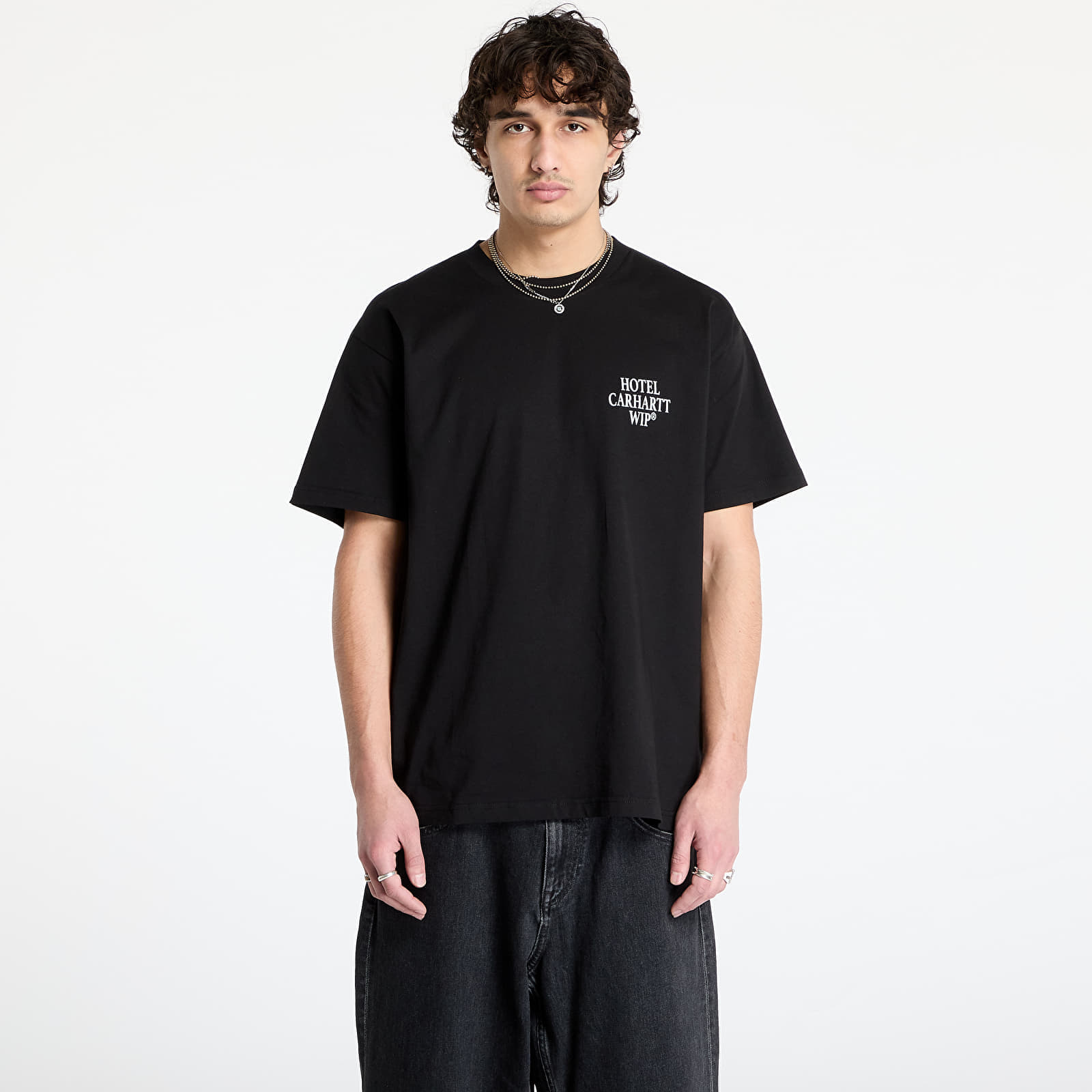 T-shirt Carhartt WIP S/S Hotel Keys T-Shirt UNISEX Black/ White M