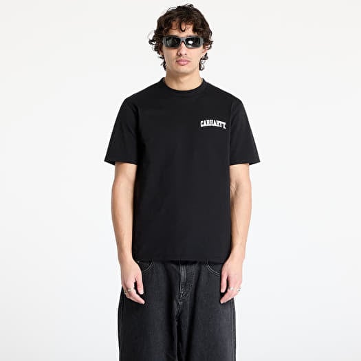 T-shirt Carhartt WIP University Script Short Sleeve T-Shirt UNISEX Black/ White