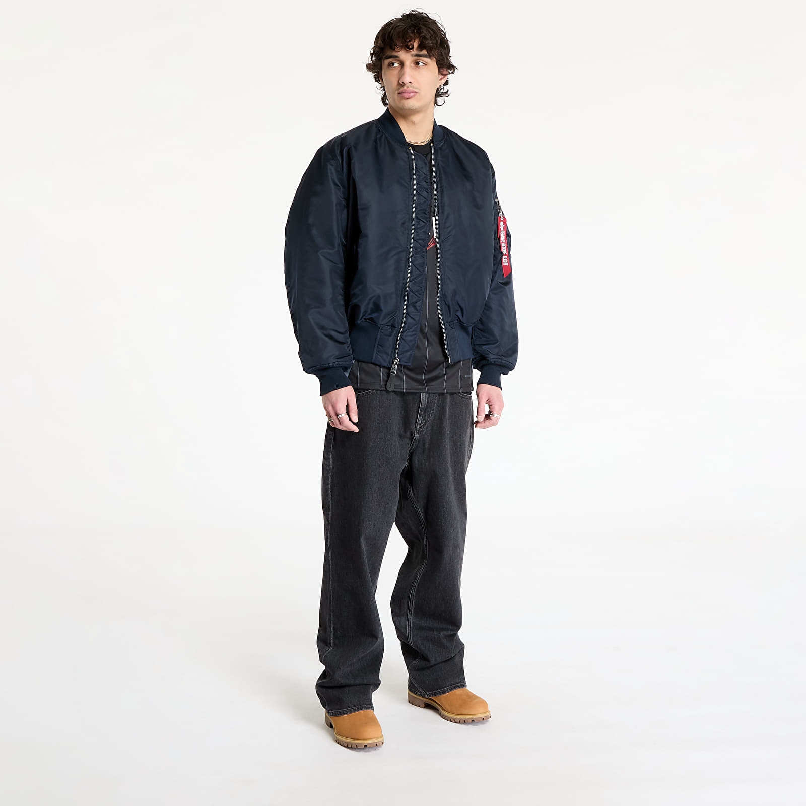 Chaquetas de hombre Alpha Industries MA-1 navy
