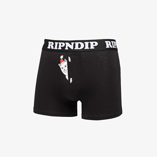RIPNDIP Peeking Santa Nerm Boxers 1-Pack Black