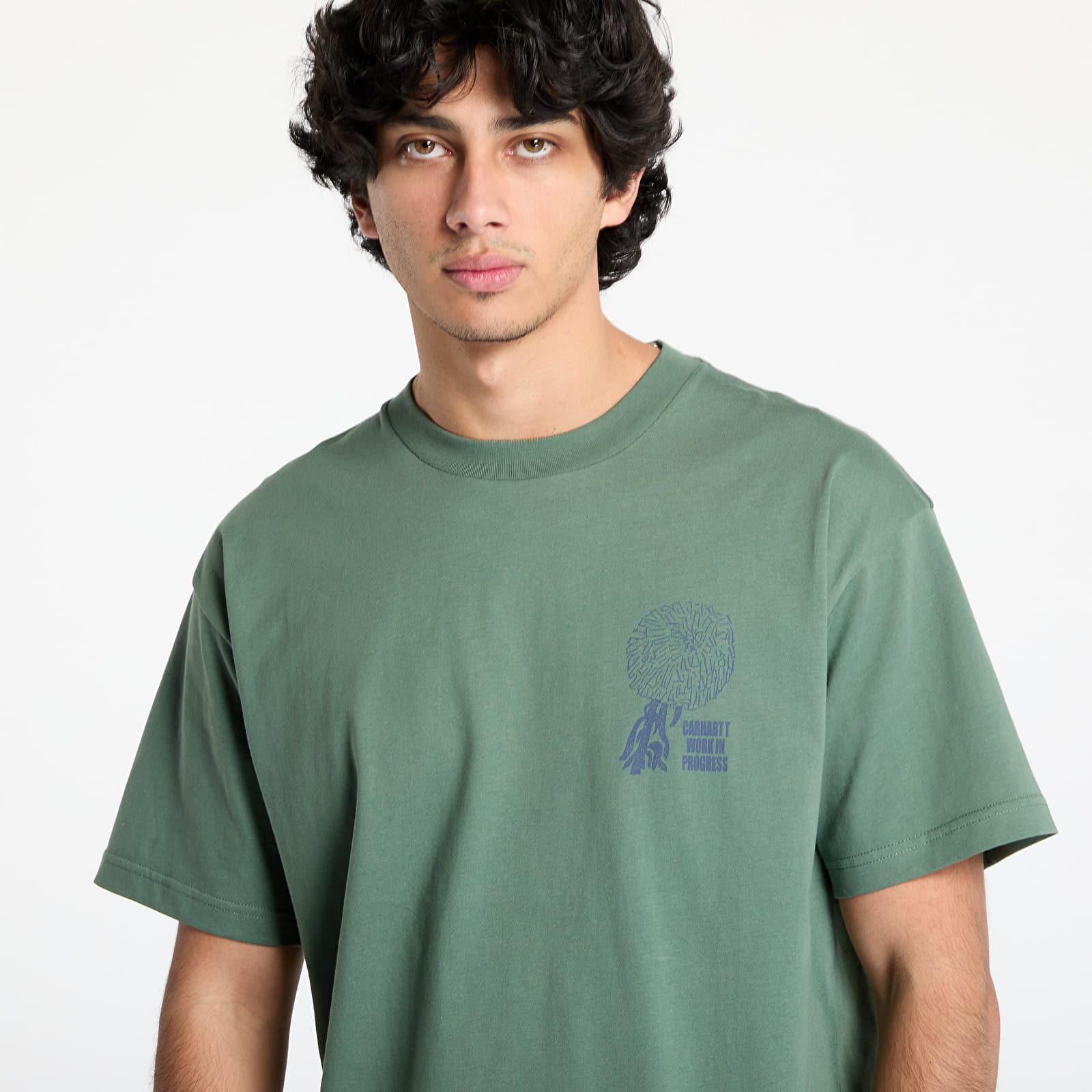 Heren T-shirts Carhartt WIP Short Sleeve Chrysanthemum T-Shirt UNISEX Duck Green