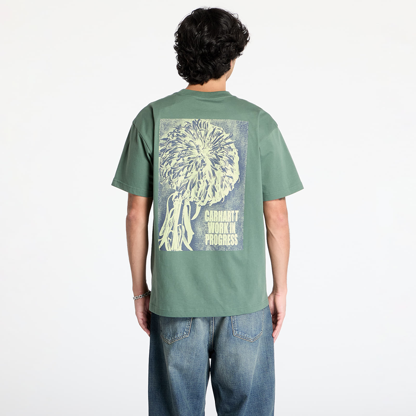 Heren T-shirts Carhartt WIP Short Sleeve Chrysanthemum T-Shirt UNISEX Duck Green