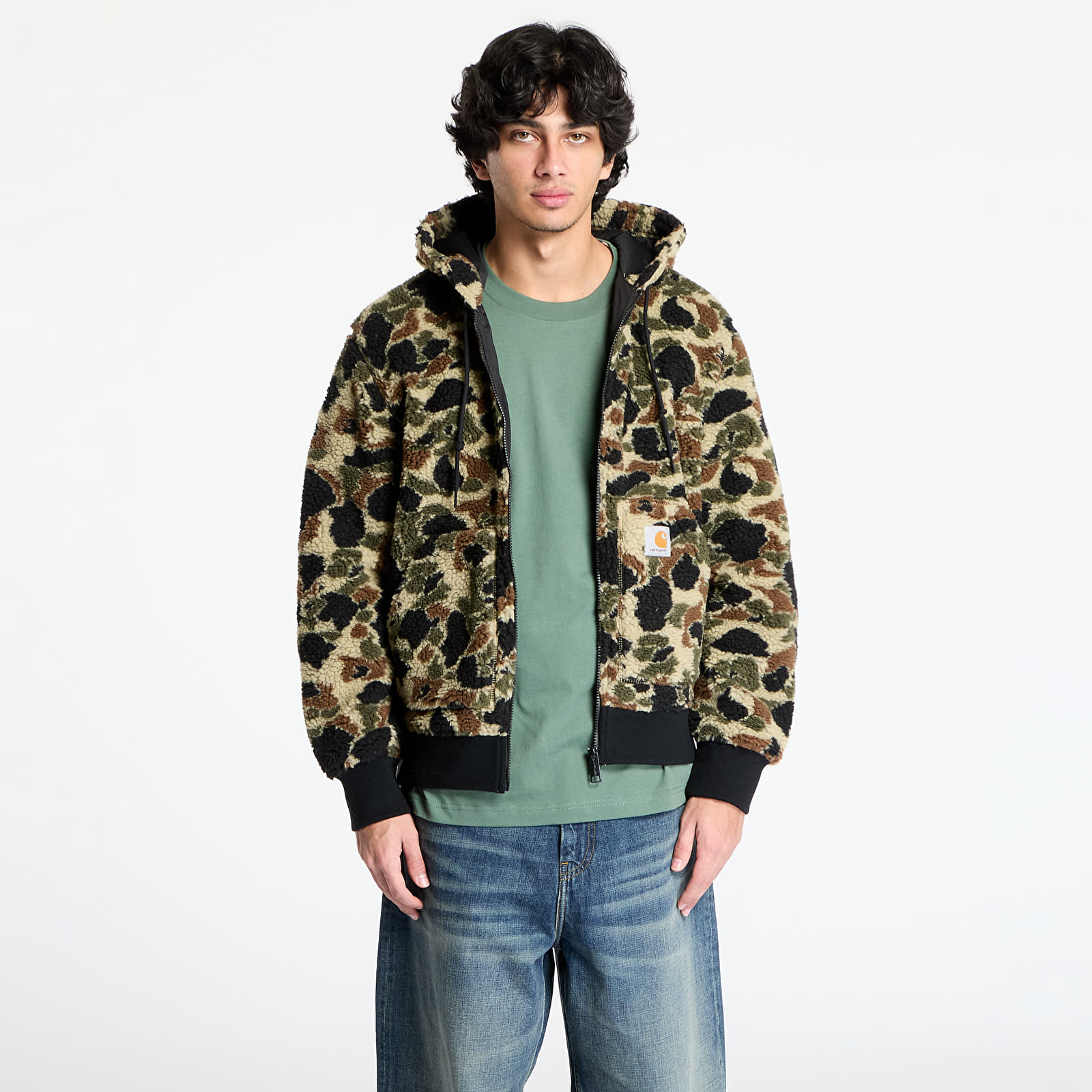 Мужские жилеты Carhartt WIP OG Active Liner UNISEX Camo Duck Jacquard/ Green