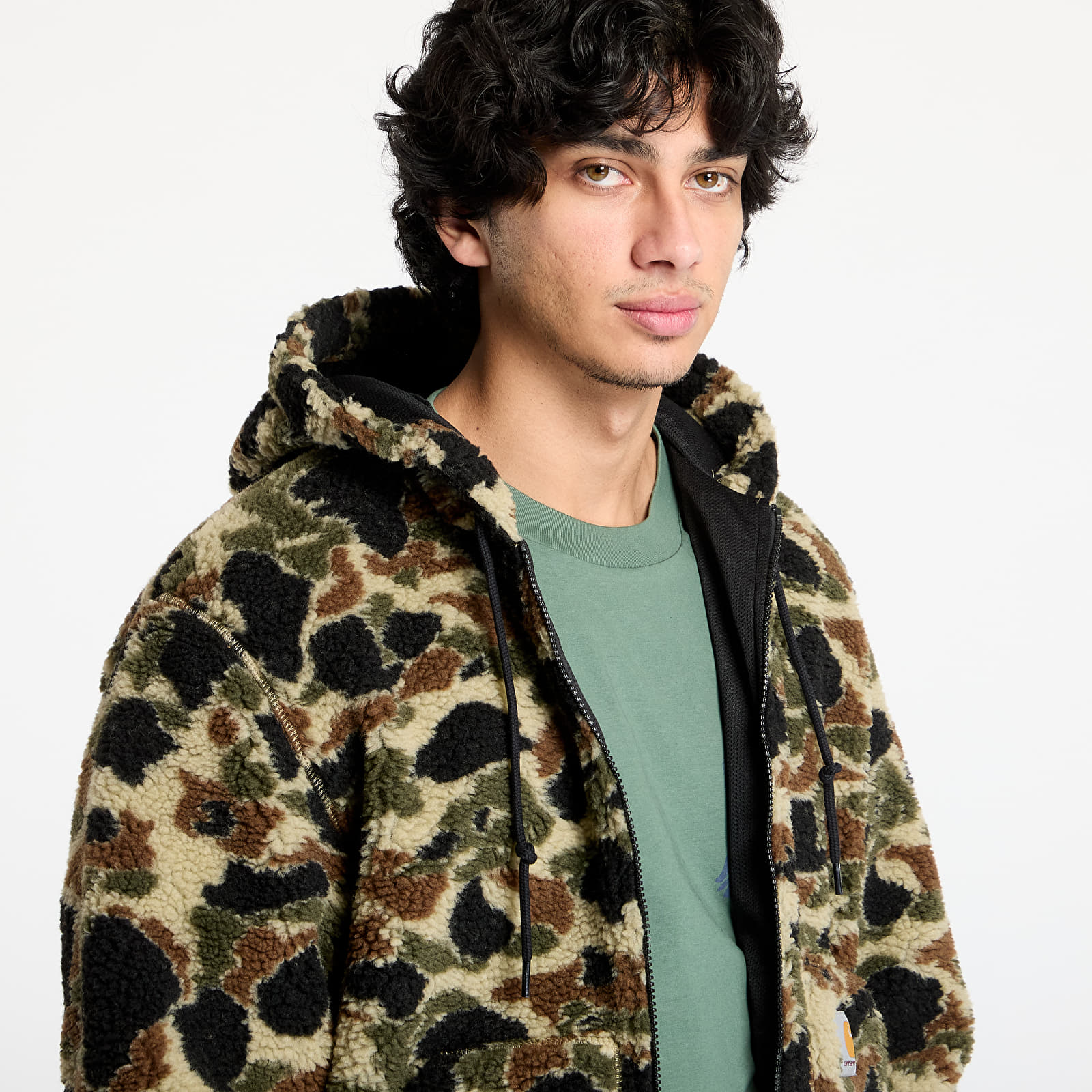 Мужские жилеты Carhartt WIP OG Active Liner UNISEX Camo Duck Jacquard/ Green